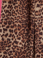Pantalons River Island Rayure Imprimé léopard - Image 3 de 4