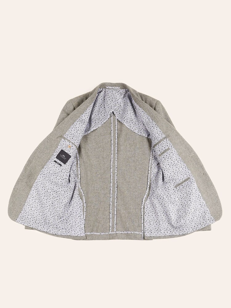 MOSS Sage Green Skinny Fit Dress Suit: Jacket - Image 6 of 6