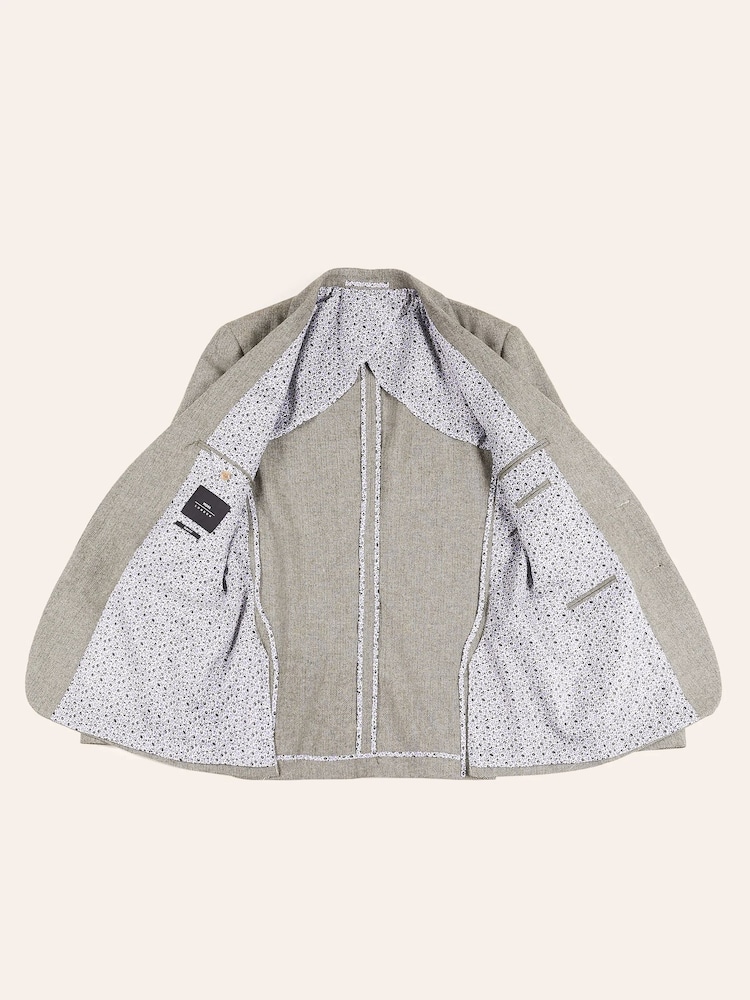 MOSS Sage Green Skinny Fit Dress Suit: Jacket - Image 6 of 6 MOSS Sage Green Skinny Fit Dress Suit: Jacket - Image 6 of 6