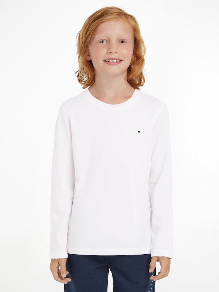 Bela - Majica z dolgimi rokavi Tommy Hilfiger - Slika 1 iz 6