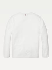 Bela - Majica z dolgimi rokavi Tommy Hilfiger - Slika 5 iz 6