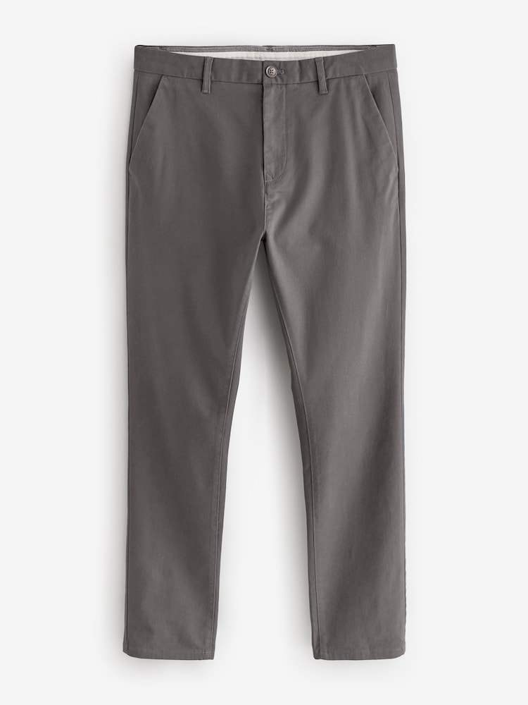 Dunkelgrau - Chinohose in Skinny Fit mit Stretchanteil - Image 6 of 9