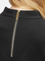 Ted Baker Black Organza Micaeli Volume Sleeve Blouse - Image 5 of 5