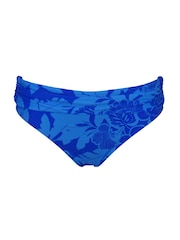 Pour Moi Blue Tropical Maui Foldover Bikini Briefs - Image 3 of 4