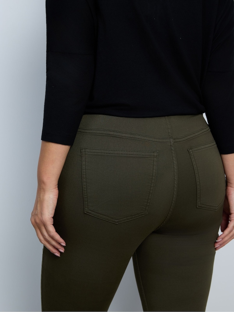 Live Unlimited Green Khaki Regular Jeggings - Image 2 of 4 Live Unlimited Green Khaki Regular Jeggings - Image 2 of 4