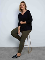 Live Unlimited Green Khaki Regular Jeggings - Image 3 of 4