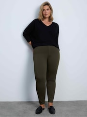 Live Unlimited Green Khaki Regular Jeggings - Image 4 of 4