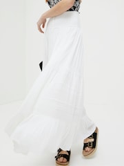 FatFace Rhea Natural Beach Maxi Skirt - Image 1 of 5