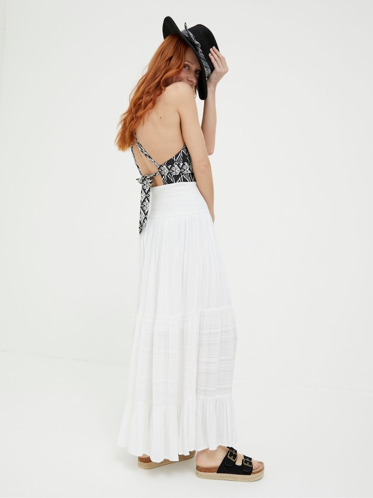 FatFace Rhea Natural Beach Maxi Skirt - Image 2 of 5