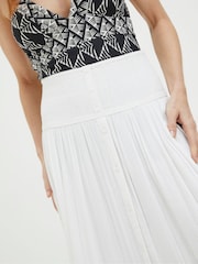 FatFace Rhea Natural Beach Maxi Skirt - Image 4 of 5