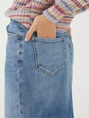 FatFace Hattie Blue Denim Skirt - Image 3 of 5