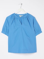 FatFace Asha Blue Blouse - Image 6 of 6