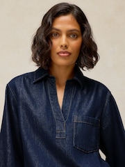 White Stuff Blue Sage Longline Denim Tunic - Image 3 of 5