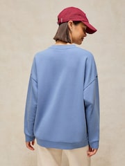 White Stuff Blue Cleo Graphic Sweatshirt - Image 3 of 6