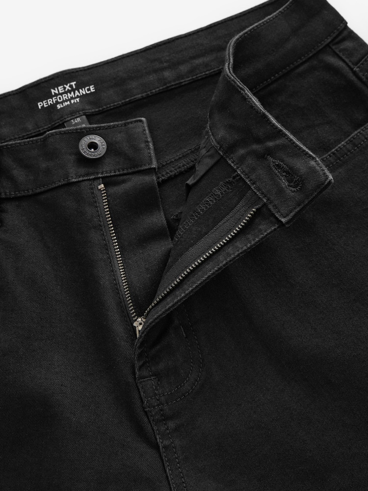 Zwart - Slim Fit - Motionflex jeans - Image 10 of 11