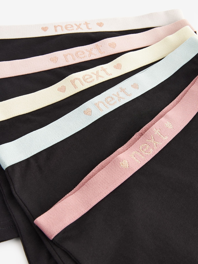 Schwarz - Glitzernde kurze Slips im 5er-Pack (2–16Jahre) - Bild 8 von 8 Schwarz - Glitzernde kurze Slips im 5er-Pack (2–16Jahre) - Bild 8 von 8