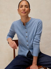 White Stuff Blue Lois Cardigan - Image 3 of 6