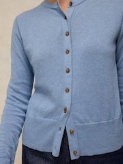 White Stuff Blue Lois Cardigan - Image 4 of 6