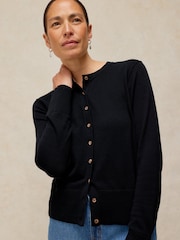 White Stuff Black Lois Cardigan - Image 3 of 6