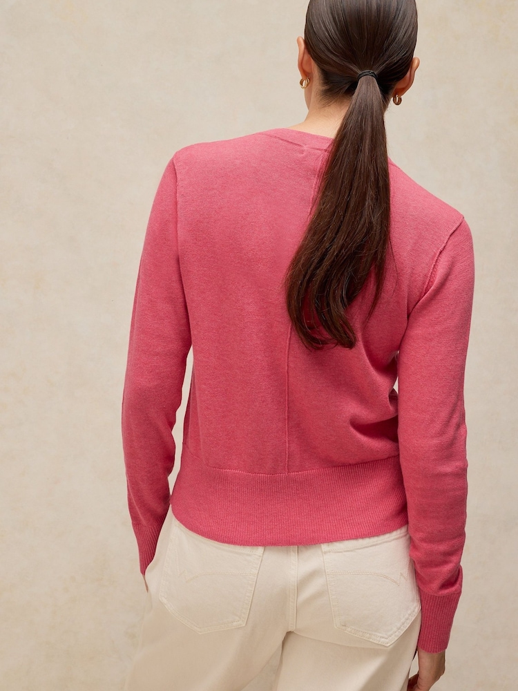 White Stuff Pink Lois Cardigans - Image 2 of 6 White Stuff Pink Lois Cardigans - Image 2 of 6