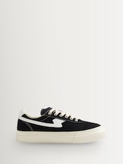 Stepney Workers Club Black Dellow S-Strike Classic Cupsole Trainers - Image 2 of 5