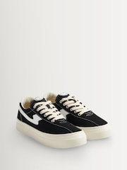 Stepney Workers Club Black Dellow S-Strike Classic Cupsole Trainers - Image 3 of 5