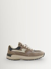 Stepney Workers Club Grey Amiel S-Strike Runner Trainers - Image 1 of 4
