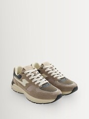 Stepney Workers Club Grey Amiel S-Strike Runner Trainers - Image 2 of 4