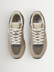 Stepney Workers Club Grey Amiel S-Strike Runner Trainers - Image 3 of 4