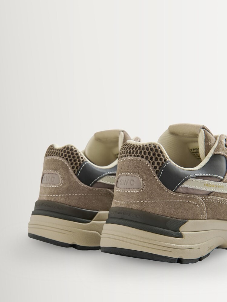 Stepney Workers Club Grey Amiel S-Strike Runner Trainers - Image 4 of 4 Stepney Workers Club Grey Amiel S-Strike Runner Trainers - Image 4 of 4
