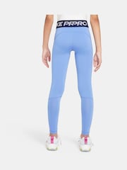Nike Light Blue Dri-FIT High Waisted Pro Leggings - Image 2 of 5