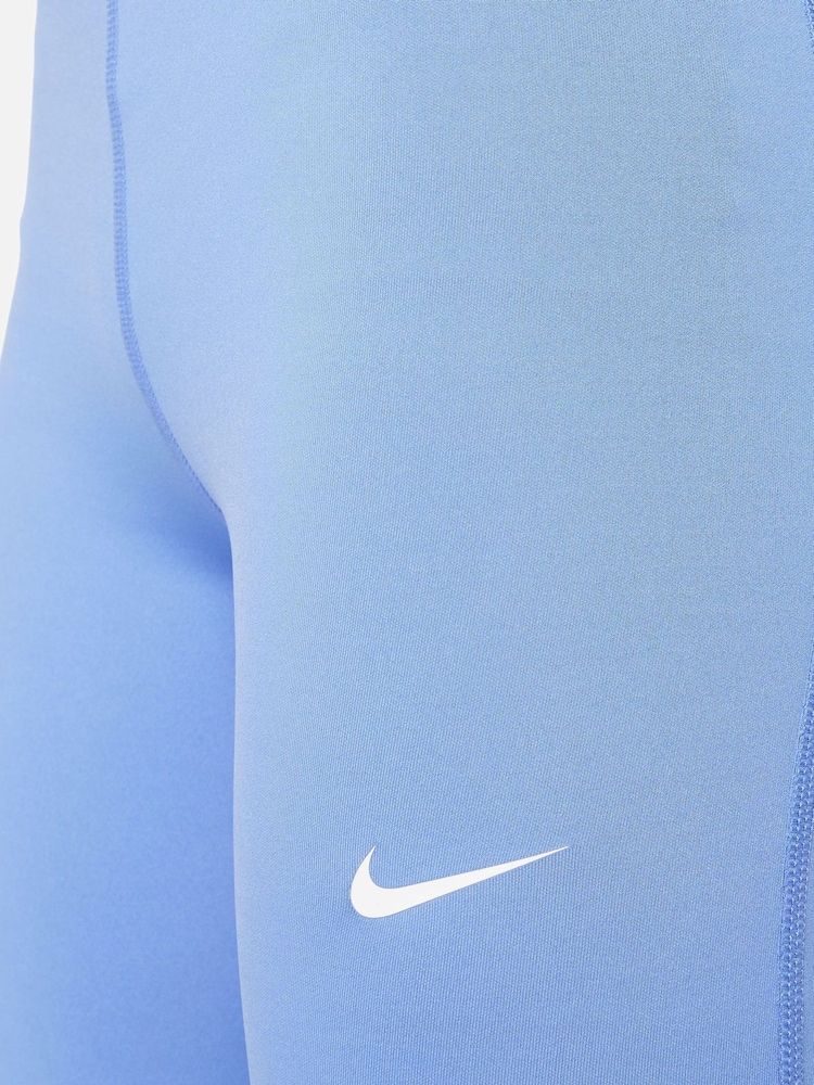 Nike Light Blue Dri-FIT High Waisted Pro Leggings - Image 4 of 5