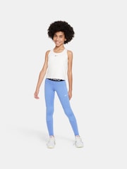 Nike Light Blue Dri-FIT High Waisted Pro Leggings - Image 5 of 5