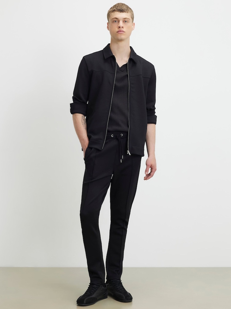 River Island Black Muscle Fit Shacket - Image 2 of 4