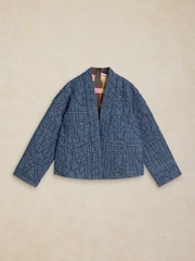 White Stuff Blue Elodie Reversible Jacket - Image 5 of 7