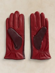 White Stuff Purple Sasha Leather Glove - Image 2 of 3