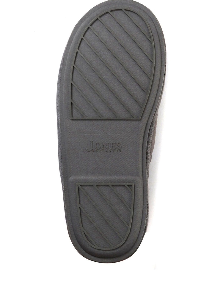 رمادي - نعال خف مبطنة جلد خراف رجالي من Jones Bootmaker - Image 5 of 6
