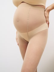 Nude Matt Sheer Maternity 15 Denier Tights - Image 3 of 3