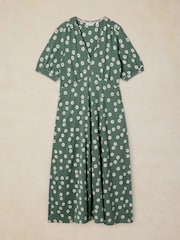 White Stuff Green Megan Jersey Dress - Image 1 of 5