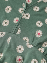 White Stuff Green Megan Jersey Dress - Image 5 of 5