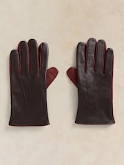 White Stuff Brown Luke Leather Glove - Image 1 of 3