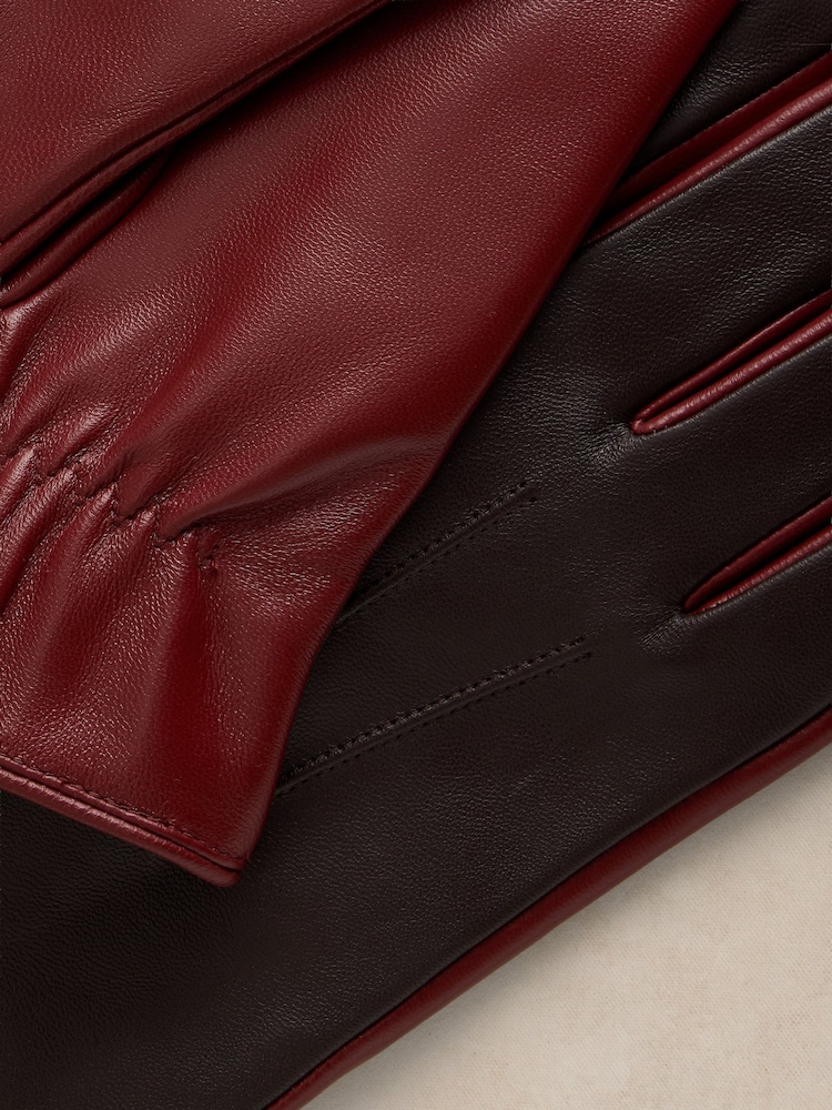 White Stuff Brown Luke Leather Glove - Image 3 of 3