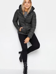 M&Co Black Short Quilted Puffa Jacket - Image 3 of 4