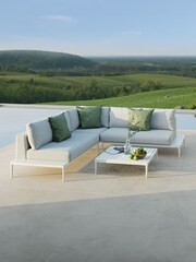 Maze Grey Garden Eve Corner Sofa In All Weather Fabric - Image 2 of 7