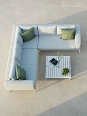 Maze Grey Garden Eve Corner Sofa In All Weather Fabric - Image 3 of 7