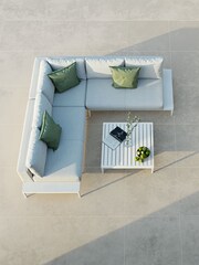 Maze Grey Garden Eve Corner Sofa In All Weather Fabric - Image 4 of 7