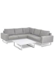 Maze Grey Garden Eve Corner Sofa In All Weather Fabric - Image 6 of 7