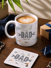 Personalised Fathers Day Mug & Coaster Set by Loveabode - Image 1 of 4