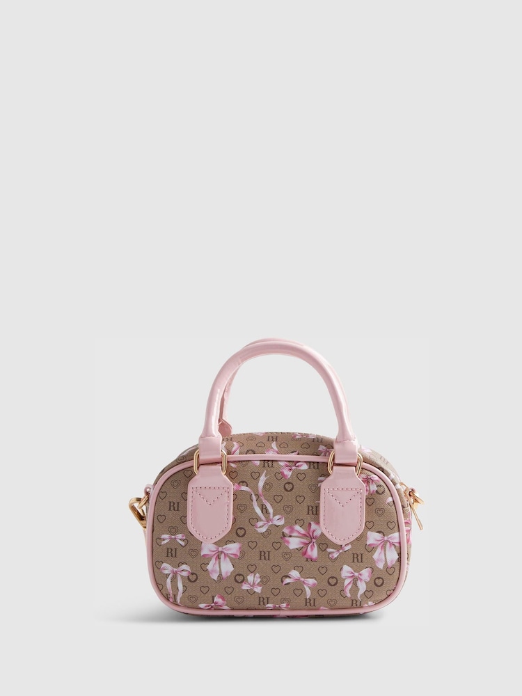 River Island Brown Multi Charm Bag - Image 2 of 5