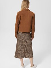 Hobbs Brown Suede Ashlee Jacket - Image 2 of 4